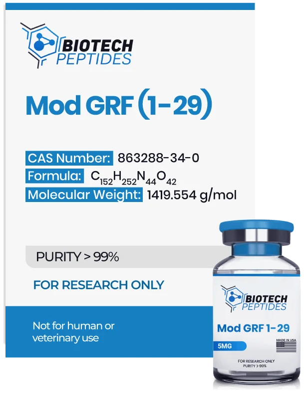 (🔥 Fat loss+💪 Recovery) Mod GRF 1-29 (CJC-1295 NO DAC) (5mg) - 10 Vials