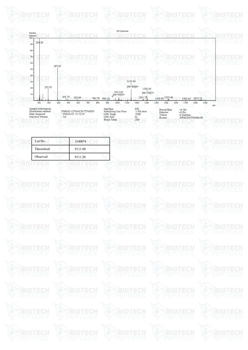 (💪 Rapid muscle gain) Receptor Grade IGF-1 LR3 (100mcg) - 10 Vials